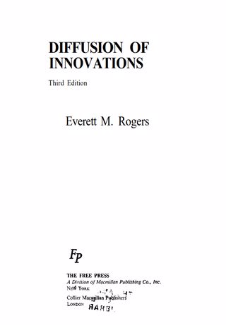 DIFFUSION OF INNOVATIONS