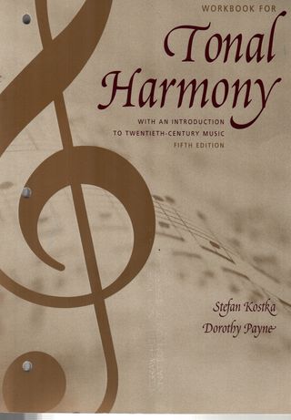  Workbook for Tonal harmony, with an introduction to twentieth-century music