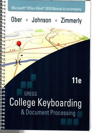 Gregg college keyboarding & document processing 