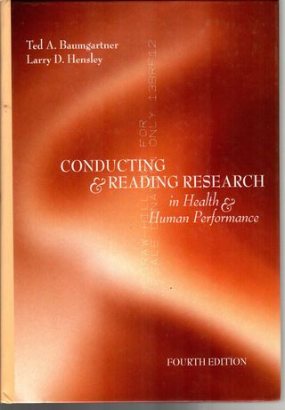 Conducting and reading research in health and human performance