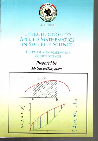 introduction to applied mathematics  in security science