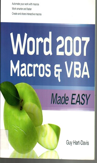 Word 2007 Macros & VBA :made easy