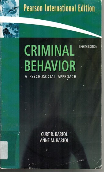 Criminal behavior: a Psychosocial approach