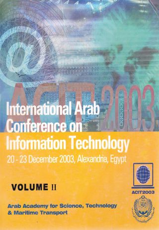proceedings of the 2003 International Arab Conference on Information Technoloyg 