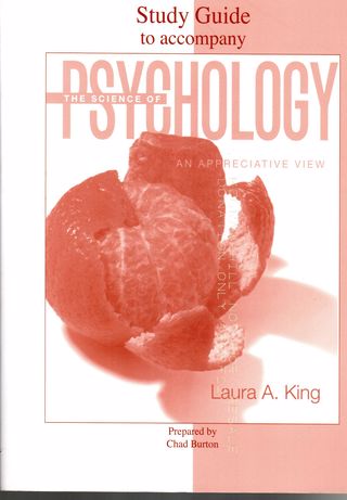 Study guide to accompany the science of psychology: an appreciative view