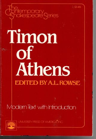 Timon of Athens : modern text with introduction